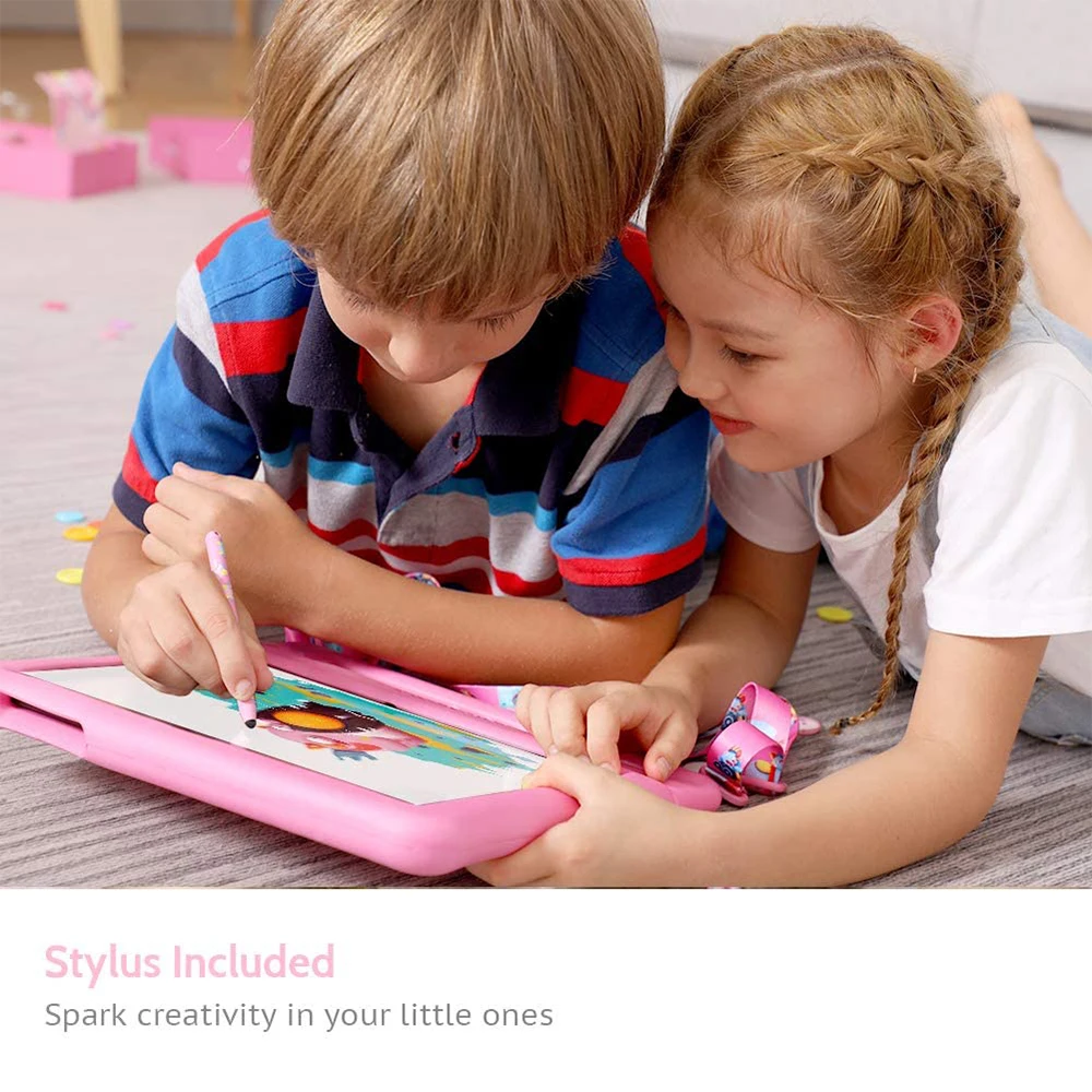 Детский планшет Dragon Touch KidzPad Y88X 10 1 дюйма Android 9 0 2 ГБ + 32 для детей Wi-Fi IPS hd
