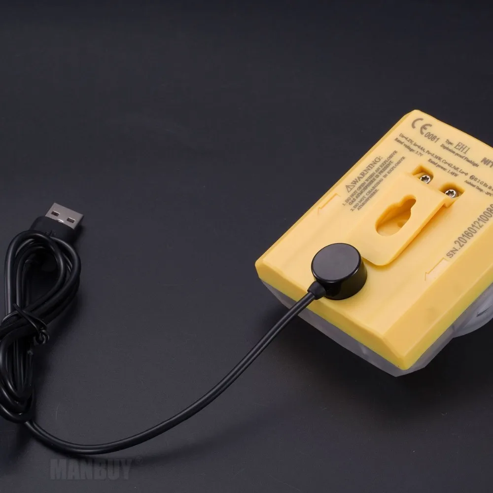 NITECORE EH1 взрывозащищенный светодиодный светильник 5 режимов S3 фонарь + USB кабель