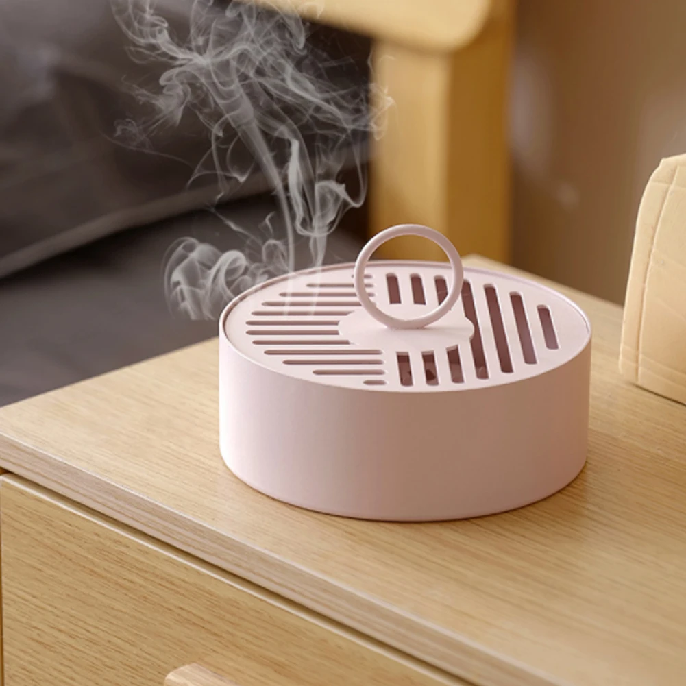 

Mosquito Coil Holder Carbon Steel Portable Mosquito Incense Burner Home Garden Baby Child Pregnant Killer Pest Safety Windproof