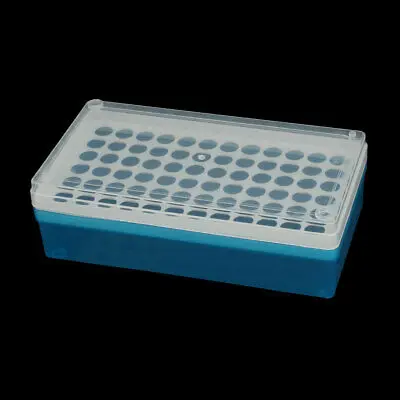 Футляр для центрифужных пробирок, 11,5 мм, 72 положения, прозрачный синий, 5 шт. от AliExpress WW