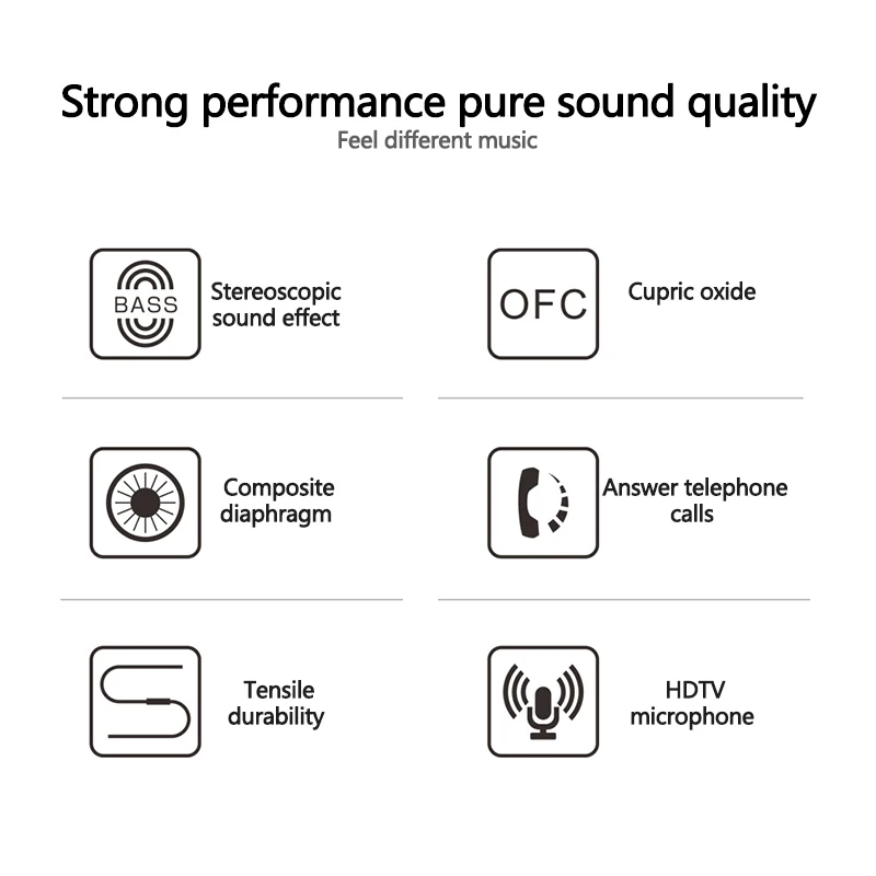 

Shock 4D Sound 3.5Mm Wired Headphones In-Ear Earphone With Mic Volume Control Headset For Akg Galaxy S8 S7 S6 For Samsung Huawei