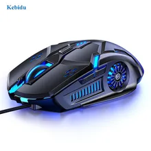 Gaming Mouse Wired Mouse Gamer Mice 6Button 4-Speed DPI RGB Backlight Gaming Mouse for PUBG Computer PC Laptop Gaming Mouse