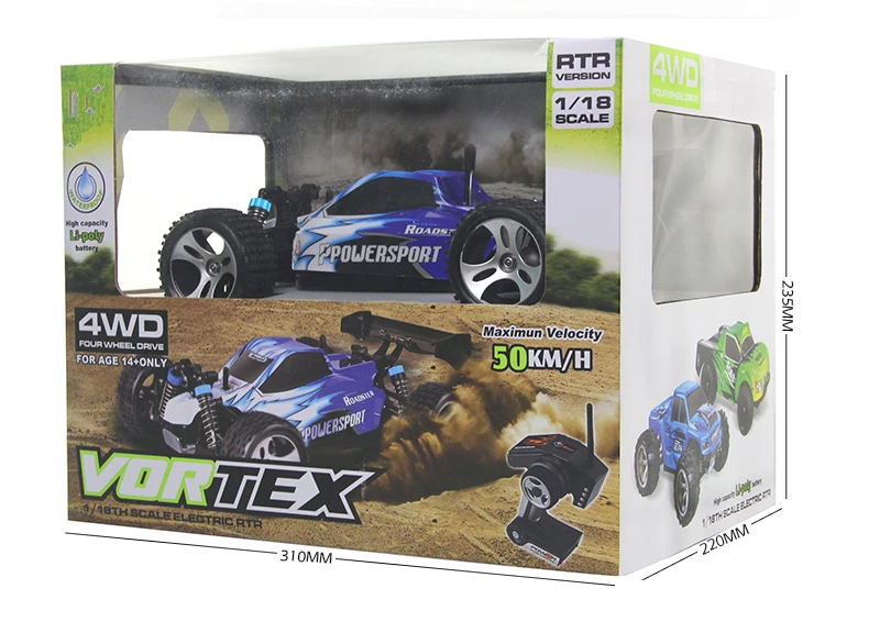 Wltoys Супер гоночный автомобиль A959 1/18 4WD гусеничный Радиоуправляемый автомобиль 2,4 ГГц 45 км/ч высокоскоростной Радиоуправляемый автомобиль подарок для мальчика