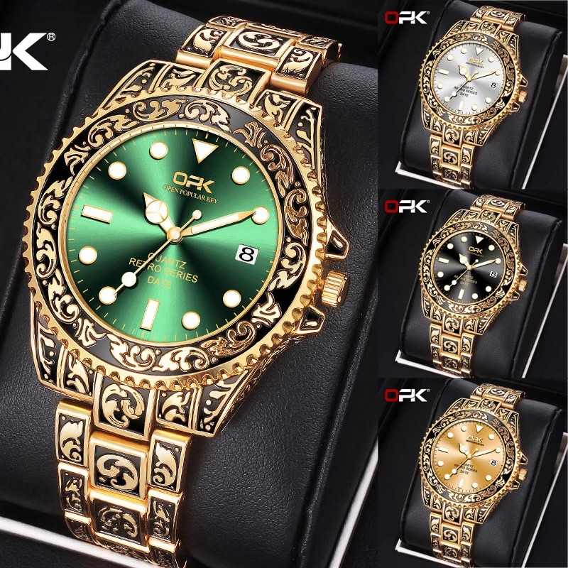 

Мужские кварцевые наручные часы с браслетом из нержавеющей стали