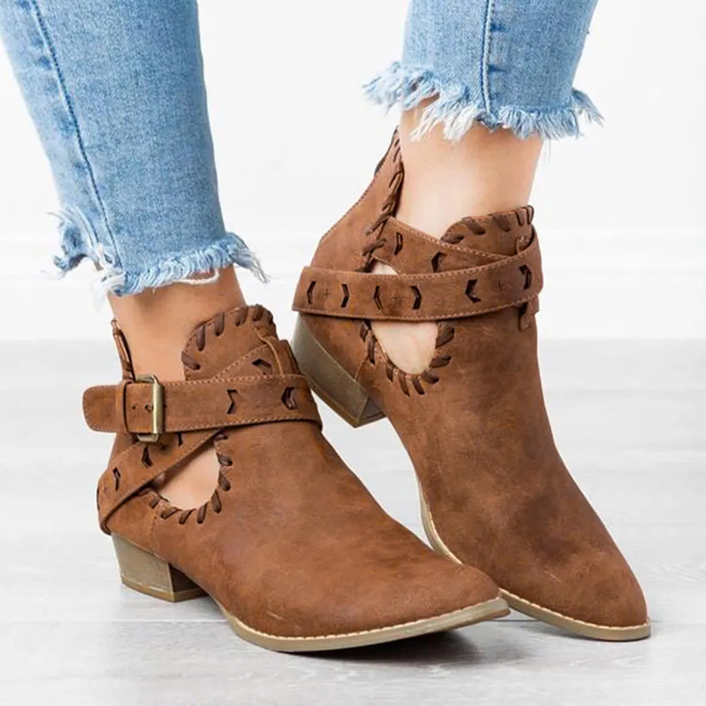 Женские ботильоны женские ботинки для женщин в стиле ретро большие размеры Para