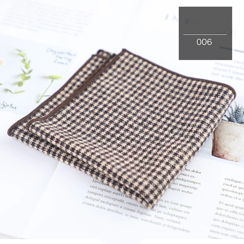 Высококачественный мужской шерстяной платок шарфы винтажный женский Карманный