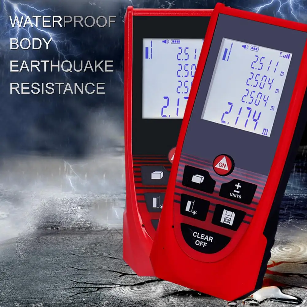 Лазерный дальномер 131 футов лазерная рулетка строительный измерительный прибор