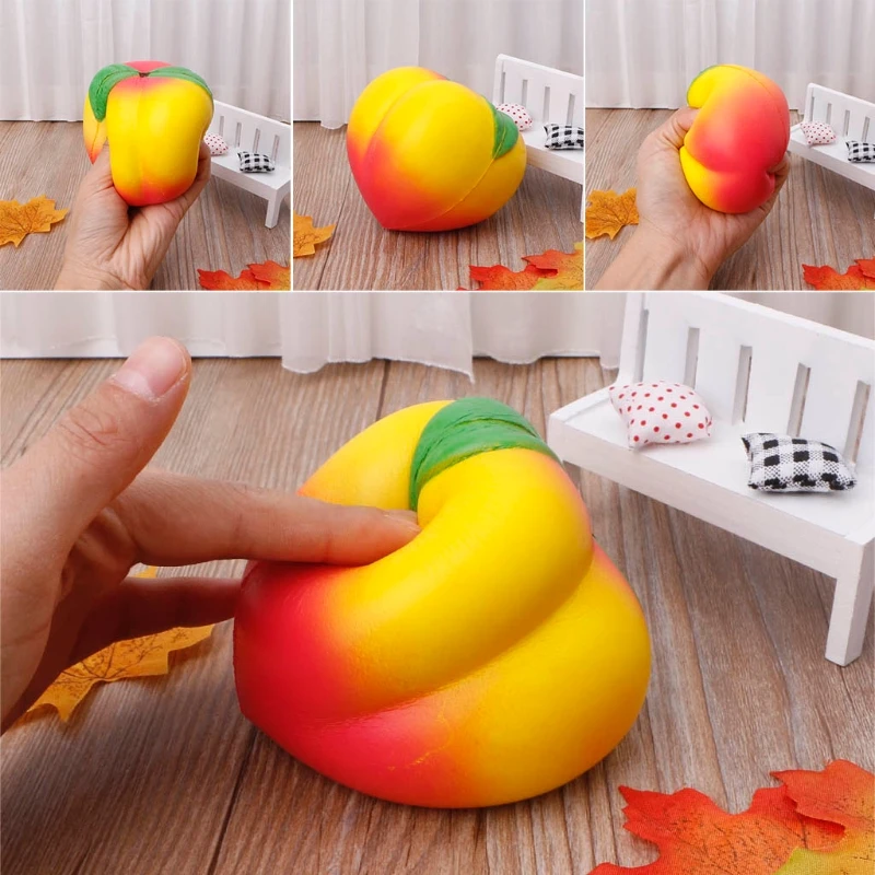 

Stress Relief Doll Squeeze Squishy Peach Cream Scented Slow Rising Toys Soft GXMB