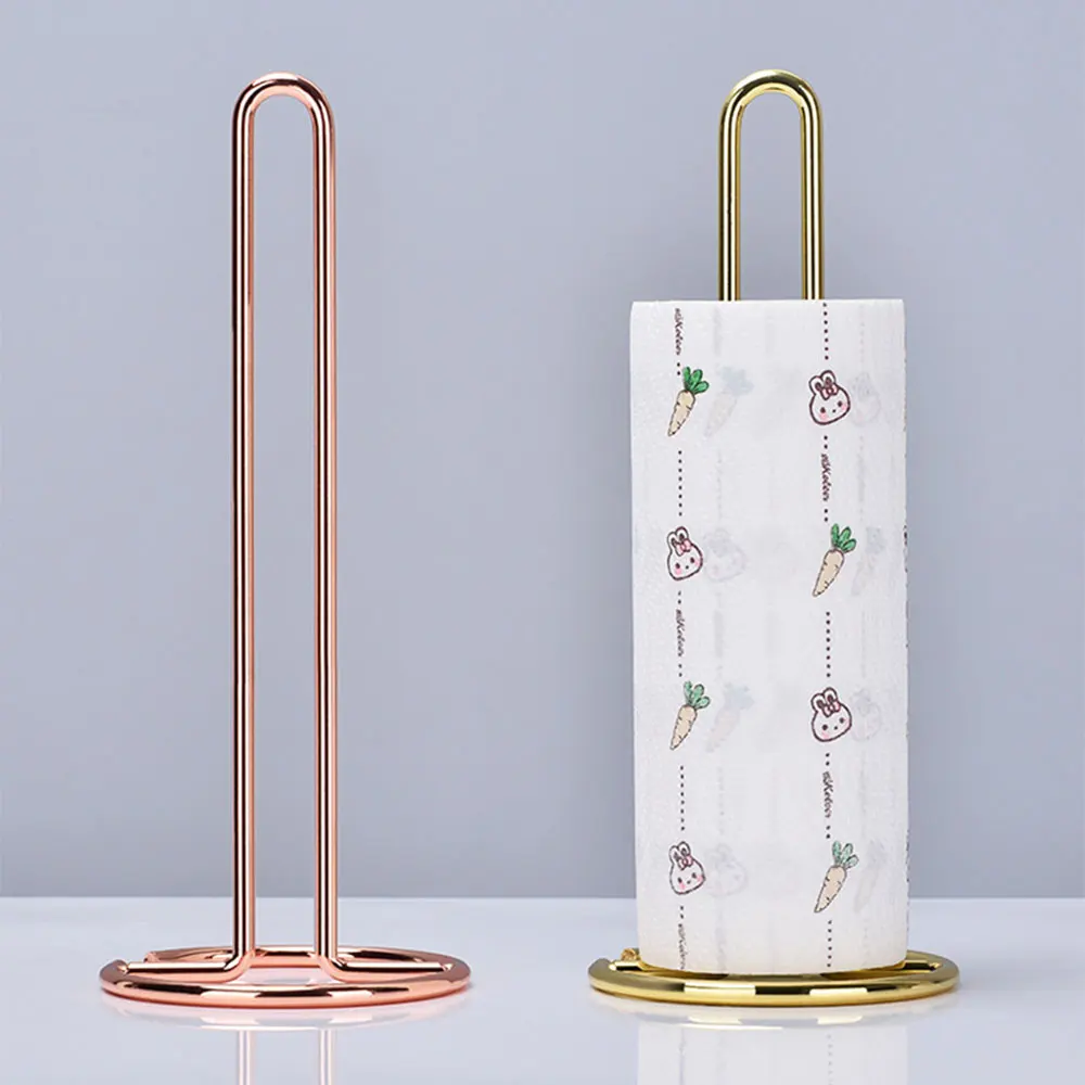 Кухня круглый рулон Бумага Полотенца держатель Ванная комната туалетной железа