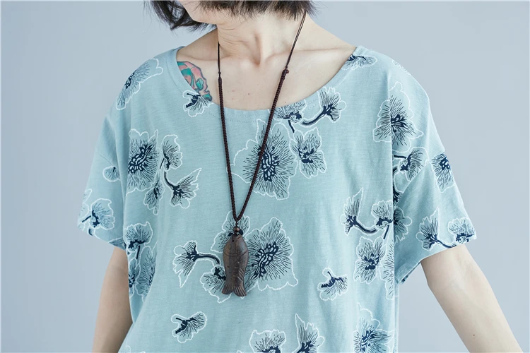 2020 женская летняя модная свободная футболка с коротким рукавом и боковыми