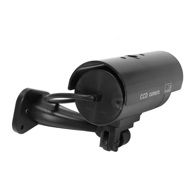

Dummy Surveillance Camera Bullet Camera with IR LEDs Fake Simulation CCTV Security Camera