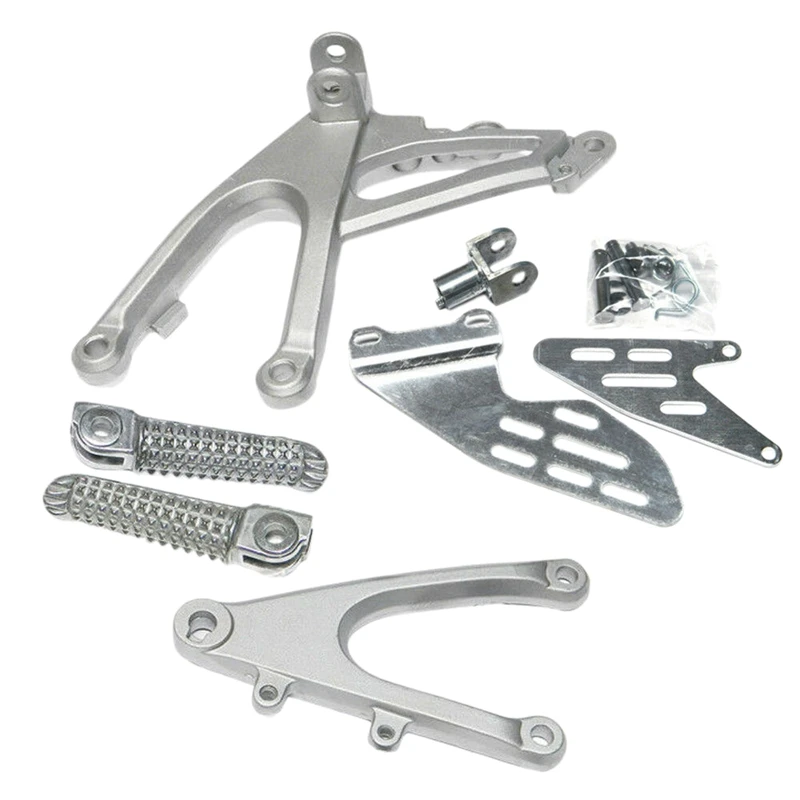 

Front Footpegs Foot Pegs Footrest Pedals Bracket Footrest for Yamaha Yzf R1 Yzfr1 R 1 2007-2008 2007 2008 07-08 07 08 Motorcycle