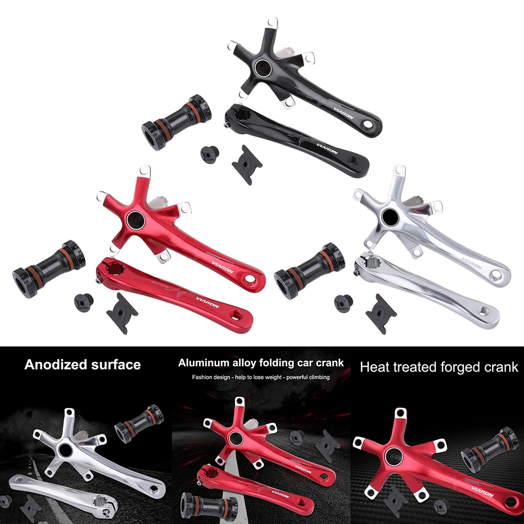 

Aluminum Alloy Folding Bicycle Crankset, 170mm BCD 130mm Cycling Accessories