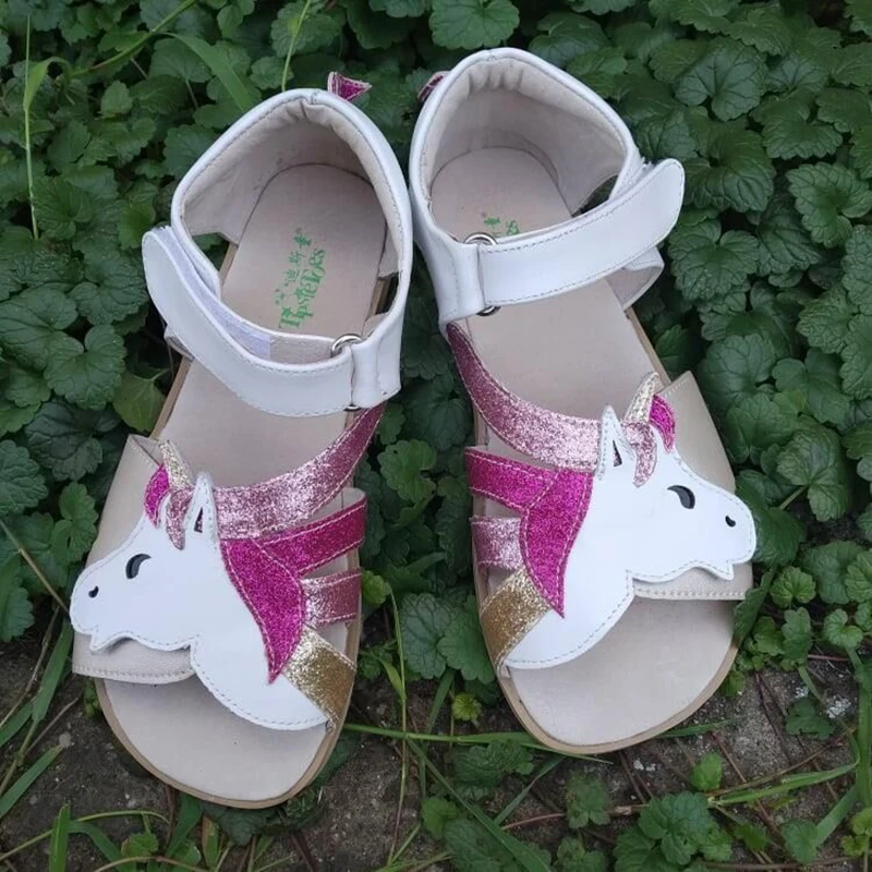 TipsieToes/высококачественные босоножки из натуральной кожи Обувь mary jane для детей