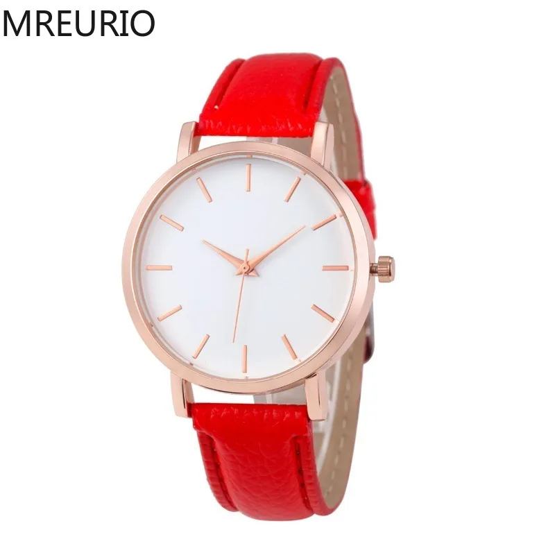 Женские часы MREURIO 2020 студенческие Модные цветные кварцевые из сплава с кожаным