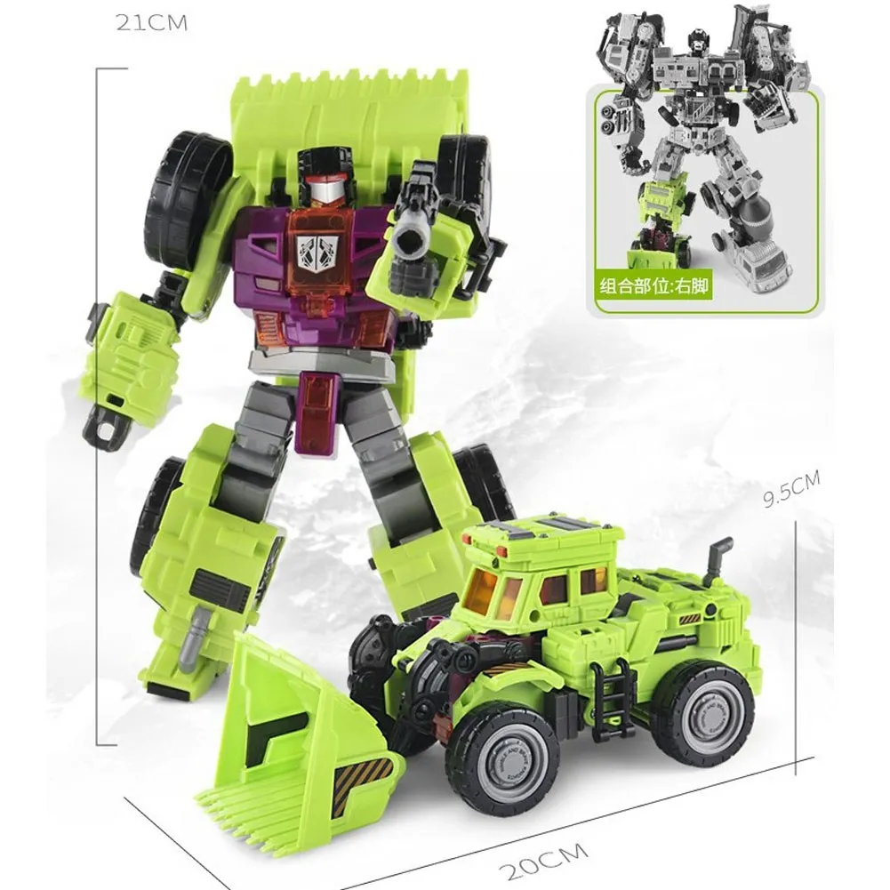 Pokich Devastator трансформация G1 GT негабаритных 6в1 Bonecrusher скребок Гравитация Mixmaster крюк ко фигурка Робот Игрушки