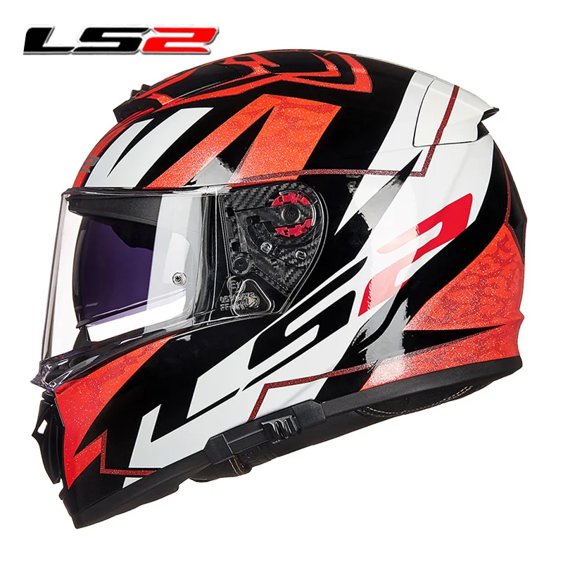 Мотоциклетный шлем LS2 FF390 Breaker с двойным козырьком для мужчин и женщин ls2 vespa |