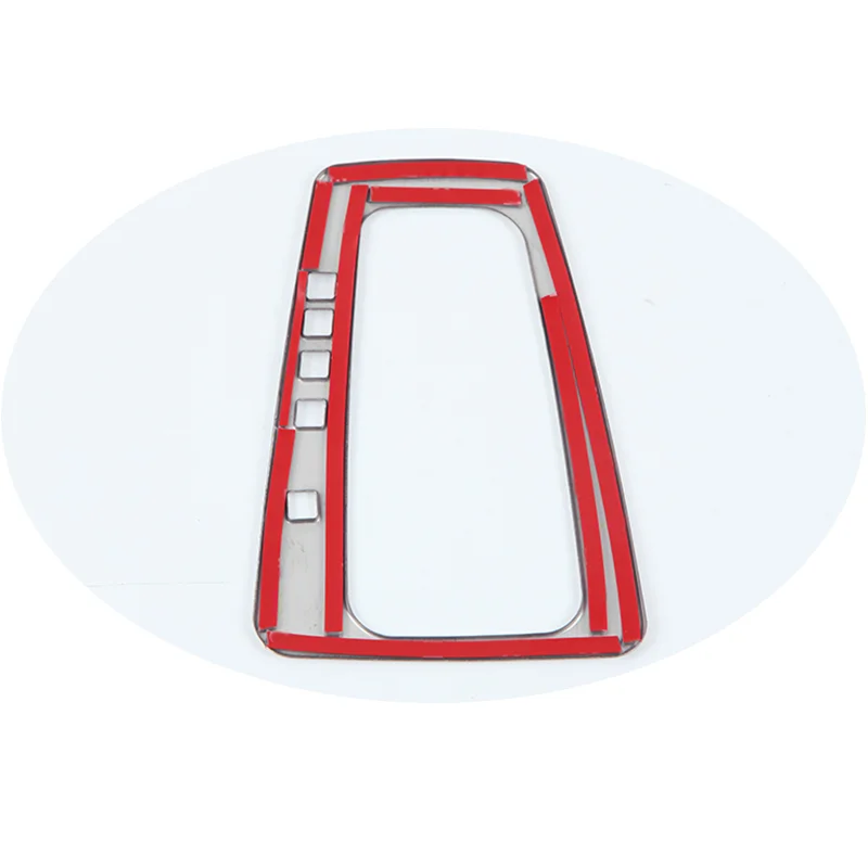 Стайлинг автомобиля нержавеющая сталь Шестерня сдвига панель Декоративная