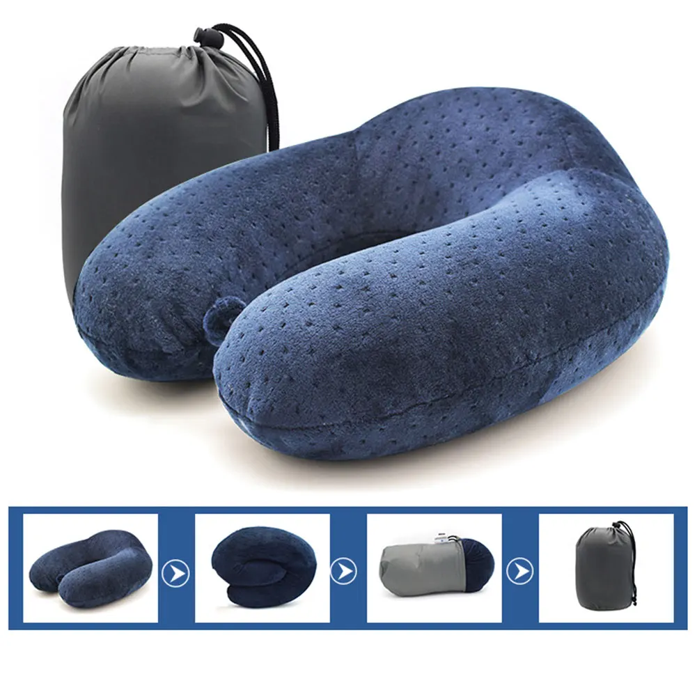 Новые u образные подушки для шеи с эффектом памяти мягкие медленный отскок