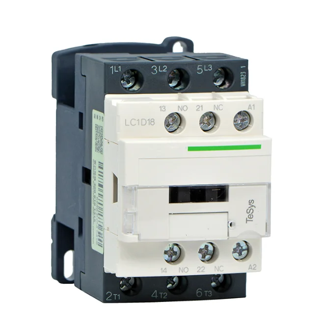 Contactor auténtico original LC1D18 220V LC1-D18M7C 18A AC contactor 380V LC1D18M7C