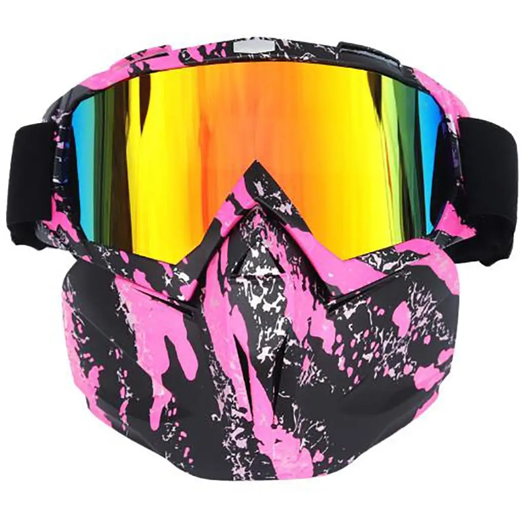 Ветрозащитный мотоциклетный шлем маска очки Съемная езда ПК для мотоциклистов |