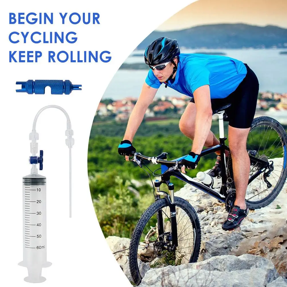 Bicycle Tubeless Tire Liquid Injection Tool MTB Road Bike Sealant Injector Tyre No Inner Tubes Valve Core Tools Cycling | Спорт и