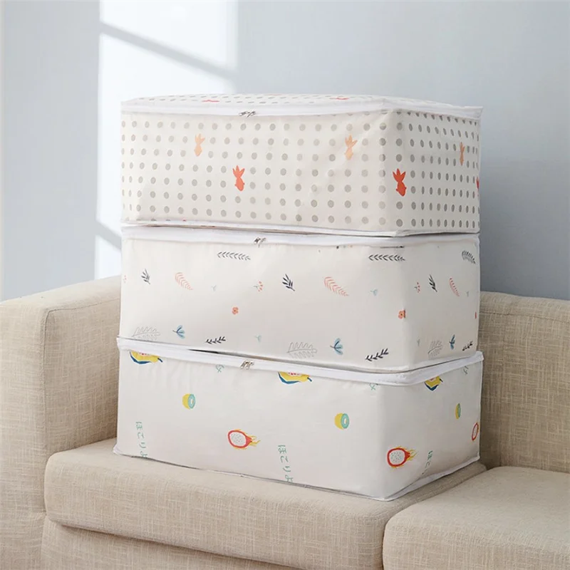 

Hot Sales Storage Box Quilt Foldable Storage Bag Wardrobe Clothes Finishing Box Dustproof Moisture-Proof