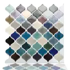 3D наклейки на стены декоративные 10*10 дюймов алмазные водонепроницаемые обои фартук для кухни пилинг-палочка огнестойкая-1 лист