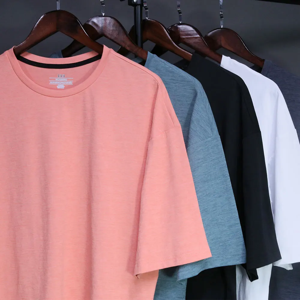 Быстросохнущая Спортивная футболка для мужчин 2021 летняя повседневная мужская из