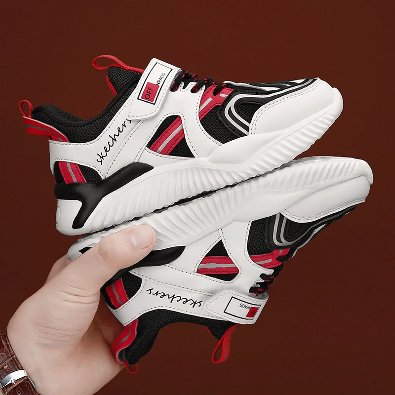 

New Children Running Sneakers Big Boy Blue Fashion Casual Walking Shoes Kids Sport Shoes Breathable Mesh Tenis Sneakers for Boys