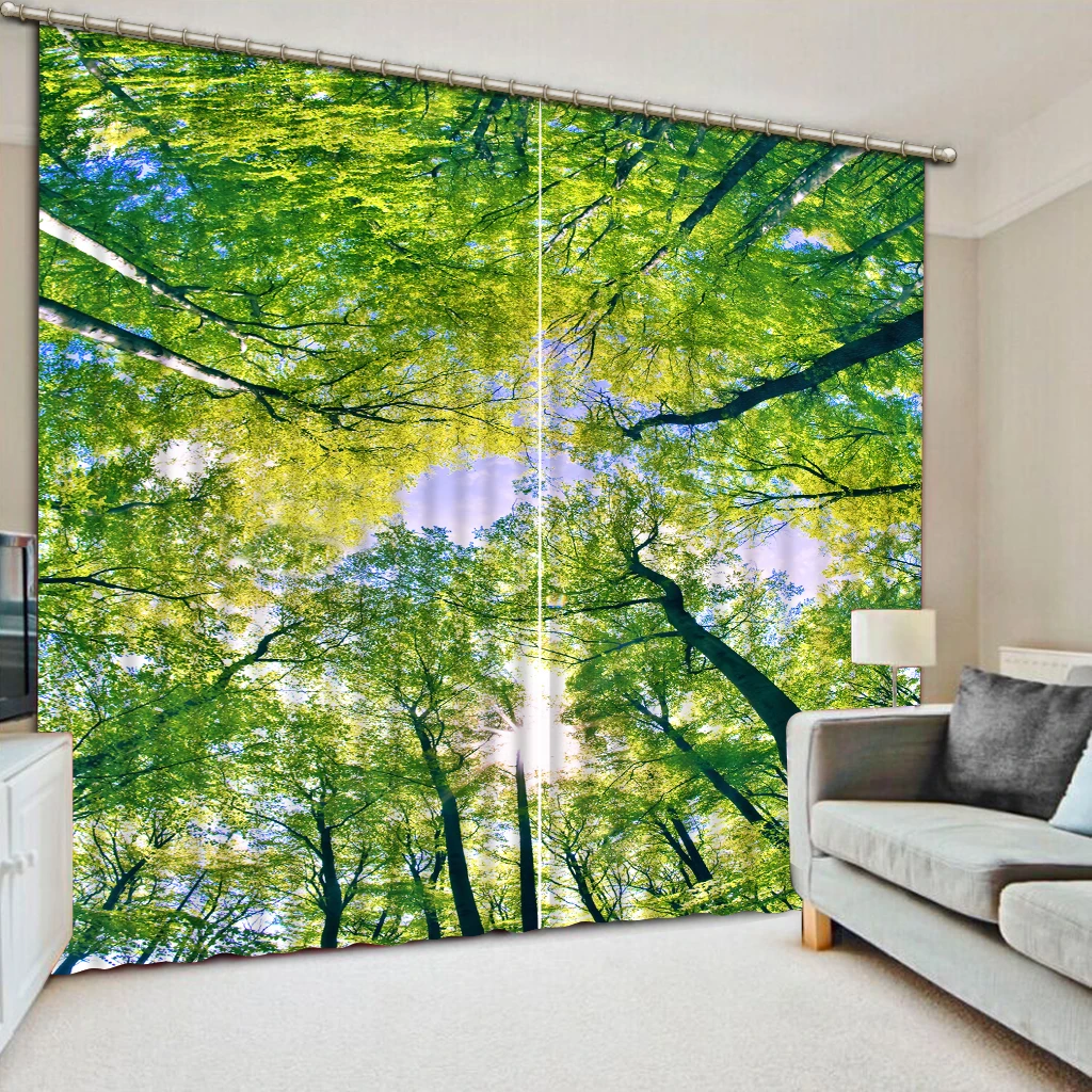 Настроить 3D занавески современные живые для спальни Конференц зал гостиницы