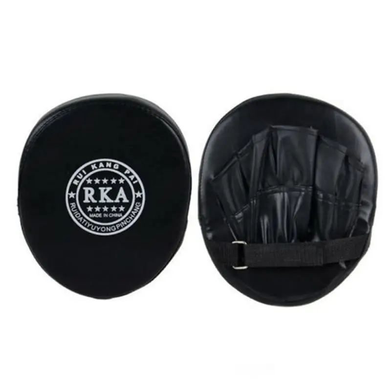 2pcs Boxing Hand Target MMA Martial Thai Kick Pad Kit Black Karate Training Mitt Focus Punch Pads Sparring Bags #ED | Спорт и