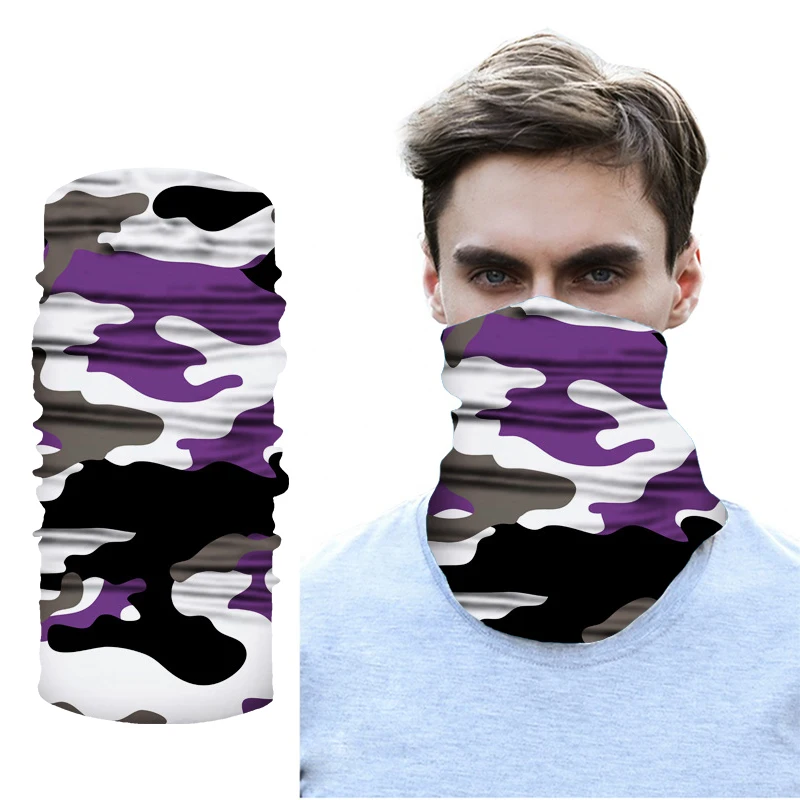 

1PC Summer Face Mouth Mask Neck Cover Magic Scarf Men Women Face Covering Warm Bandana Headbands Outdoor Cycling Accessory