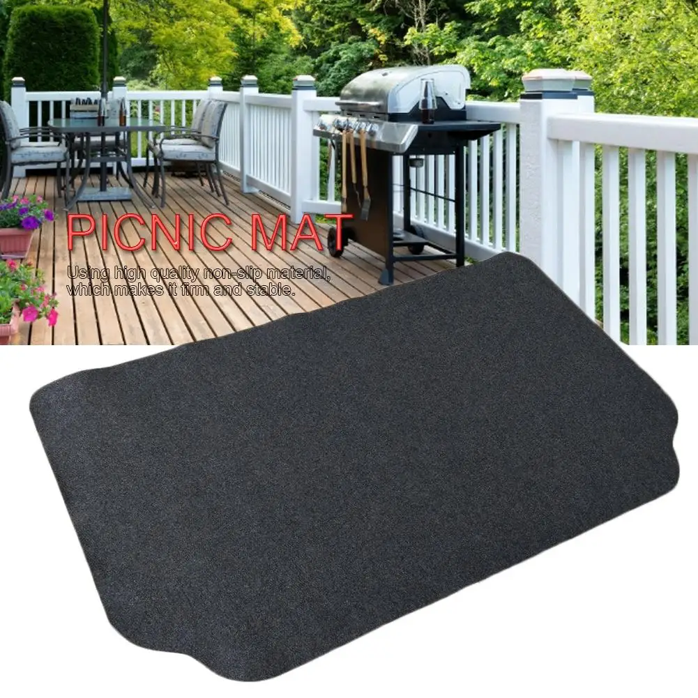 Under The Grill Mat Grilling Gear Gas Electric Use This Absorbent Pad Floor to Protect Decks | Дом и сад