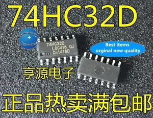 10PCS 74HC32 74HC32D SN74HC32D SOP14-3.9MM in stock 100% new and original