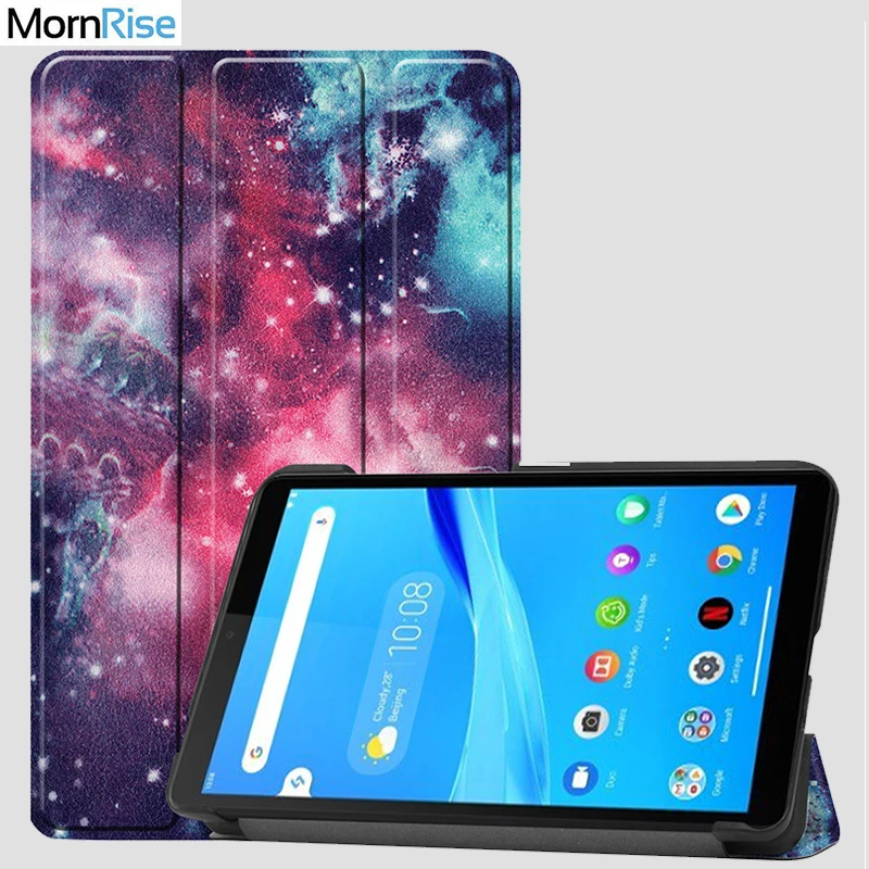 Новый окрашенный Магнитный смарт чехол для Lenovo Tab M7 TB 7305 X / F I 7 дюймов Кожаные