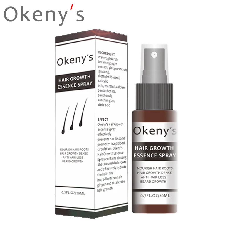20 мл имбирь для роста волос эссенция спрей восстановление Мужчины Женщины против