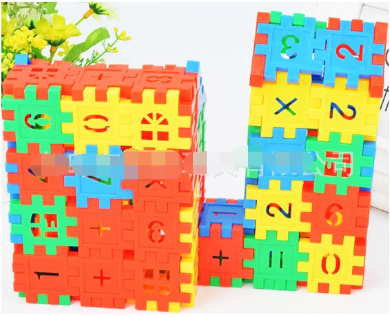 Многофункциональное колесо цифровой блок Строительный детский сад цифровая