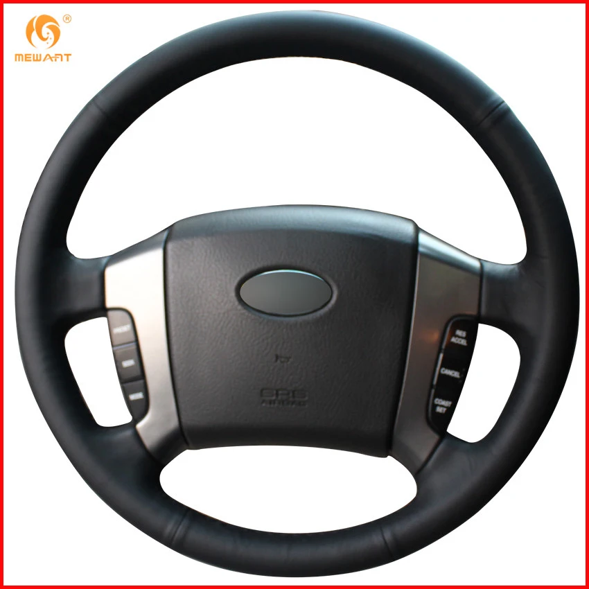 MEWANT для 2003 2004 2005 2006 2007 2008 2009 Kia Sorento черный чехол рулевого колеса автомобиля из