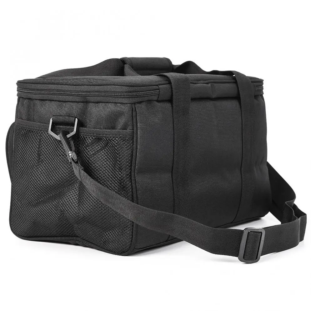 

Black Fishing Bag Multifunctional Waterproof Oxford Cloth Waist Shoulder Messenger Fishing Tackle Reel Lure Camera Storage Bag