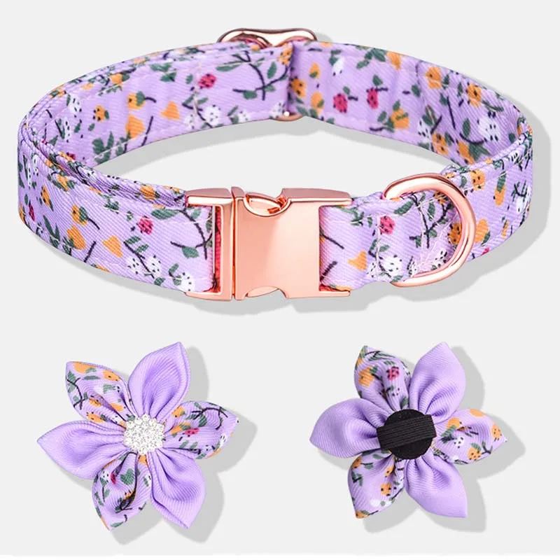 

ошейник для кошек Изготовленный на заказ ошейник для собак Съемный солнечный цветок, нейлоновые ошейники, бесплатная гравировка, ошейники ...