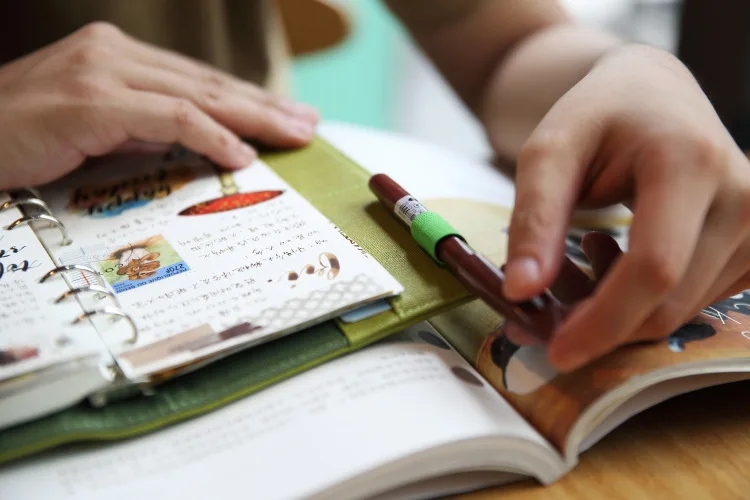 Спиральный кожаный пунктирный журнал A5 A6 Блокнот Weeky Todo ежемесячный планировщик