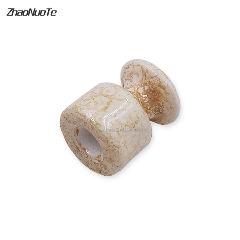 5 шт. Керамический Настенный изолятор электрический провод Соединительный