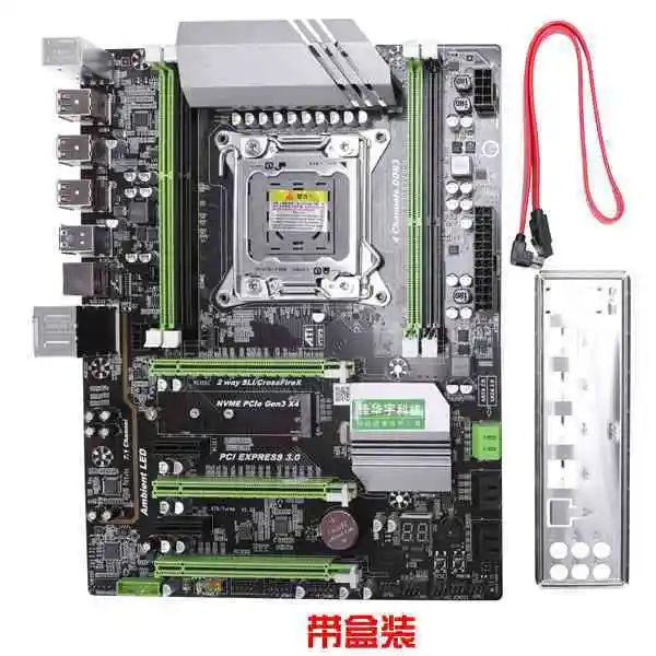 Системная плата X79T DDR3 для игр на настольных компьютерах Intel B75 LGA 2011 4 канала M.2 E5