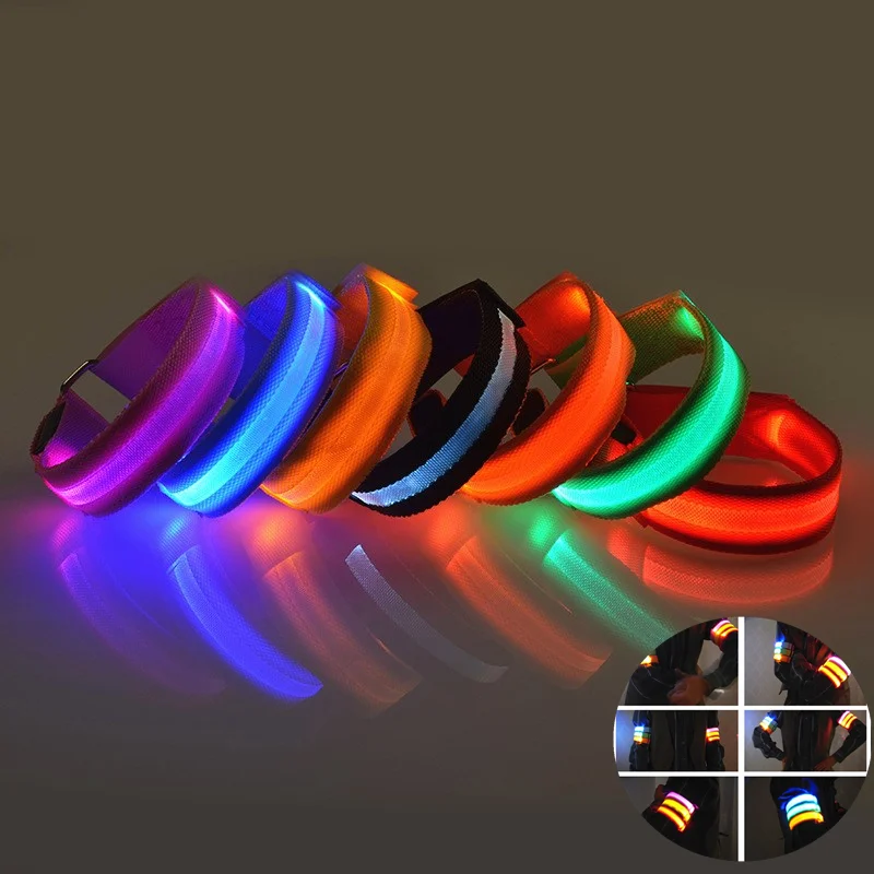 Хит наружный спортивный ночной браслет для бега светодиодный светоотражающий