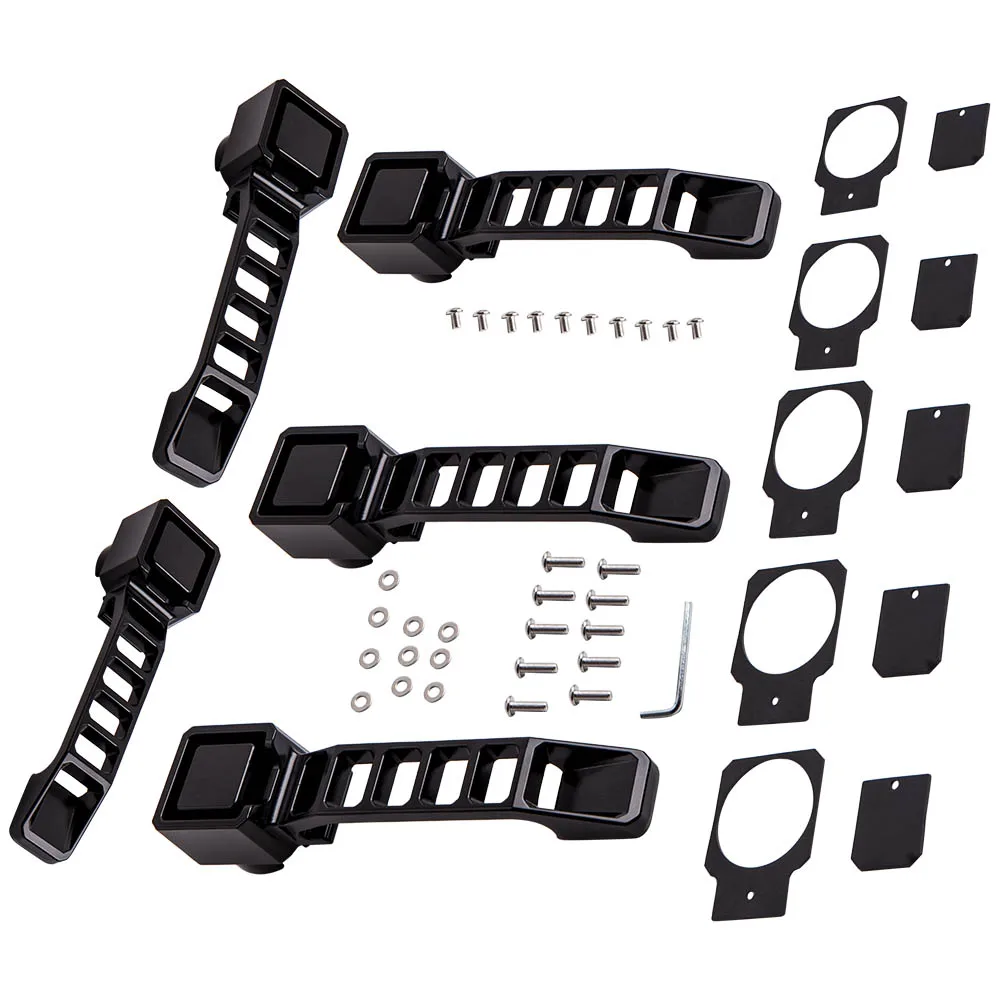 

Front Tailgate Exterior Door Handles for Jeep Wrangler JK 4Door 2007-2018 5pcs