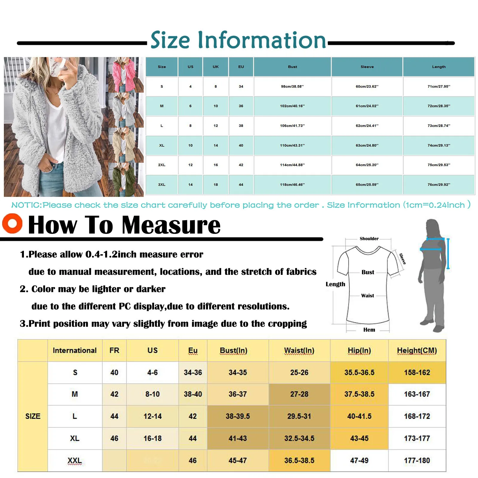 

2021 Women Autumn Winter Jacket Female Coat Causal Soft Hooded Fleece Plush Warm Plus Size Faux Fur Fluffy Zipper Top Sudadera