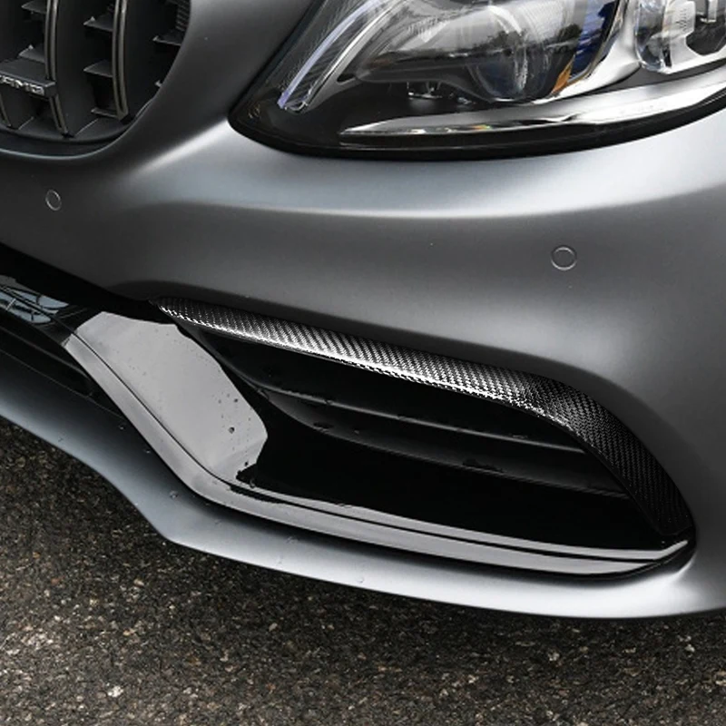 

Передний бампер из углеродного волокна, боковой разветвитель на вентиляционное отверстие, спойлер, отделка для Mercedes Benz W205 S205 C63 C63S 2015-2020