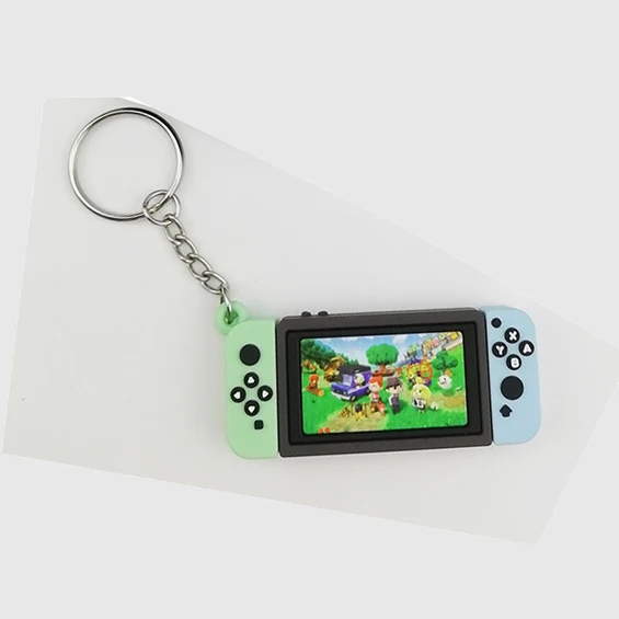 

2021 DIY New Switch Game Machine Keychains Animal Crossing Key Chain Fashion Cute Shaped Pendants Men Women Students Keyrings