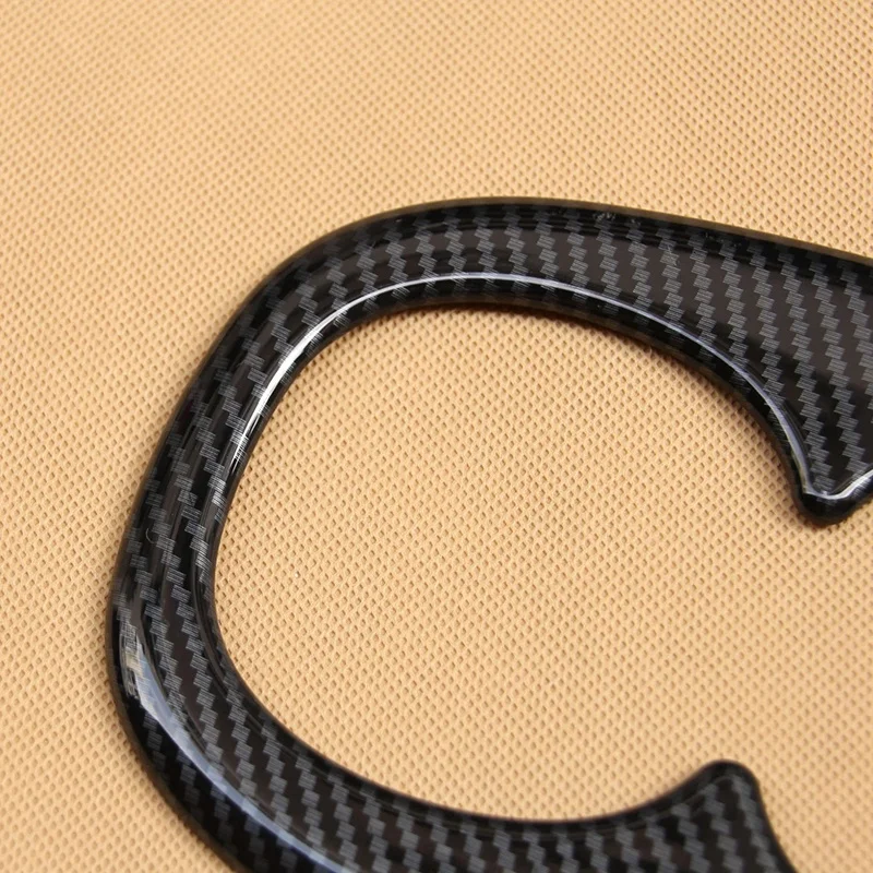 

Carbon Fiber for 2018-2019 Mitsubishi Eclipse Cross Interior Cover Car Rear Seat Water Cup Holder Slot Frame Trims